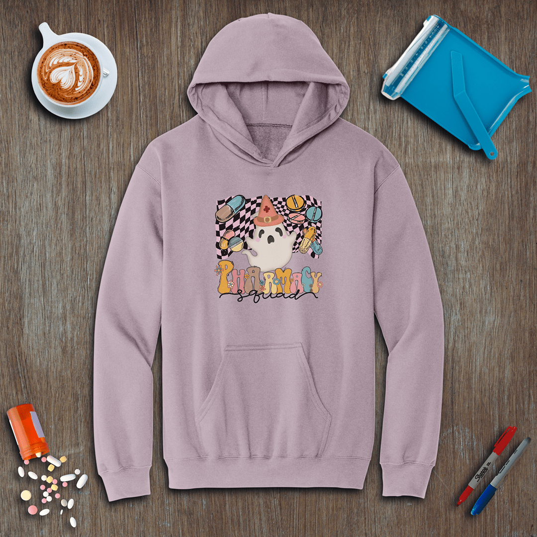 Ghost Pharmacy Squad - Halloween Fleece Hoodie