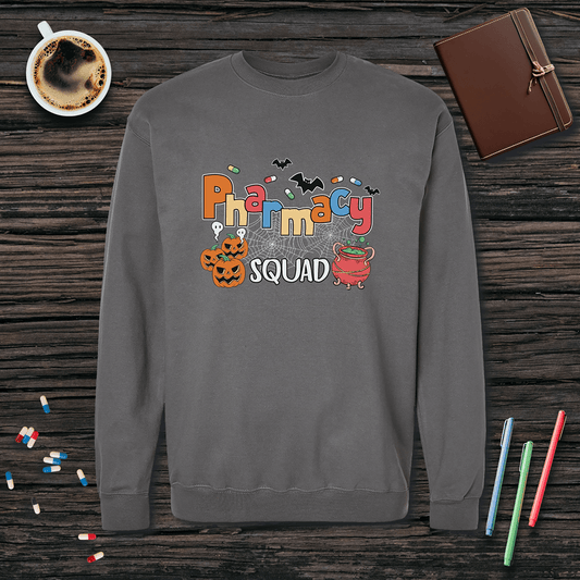 Pharmacy Squad v2 - Halloween Fleece Crewneck Sweatshirt