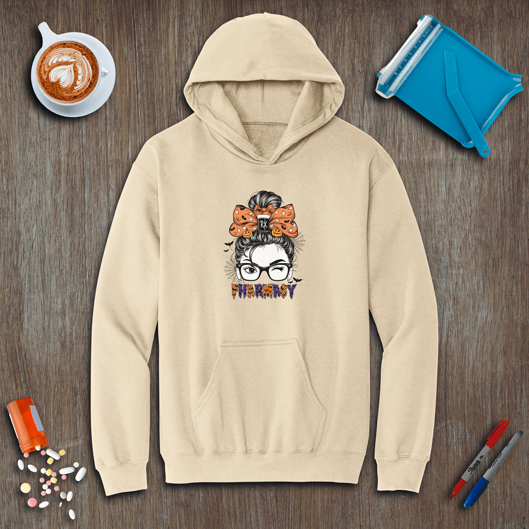Pharmacy Top Bun - Halloween Fleece Hoodie