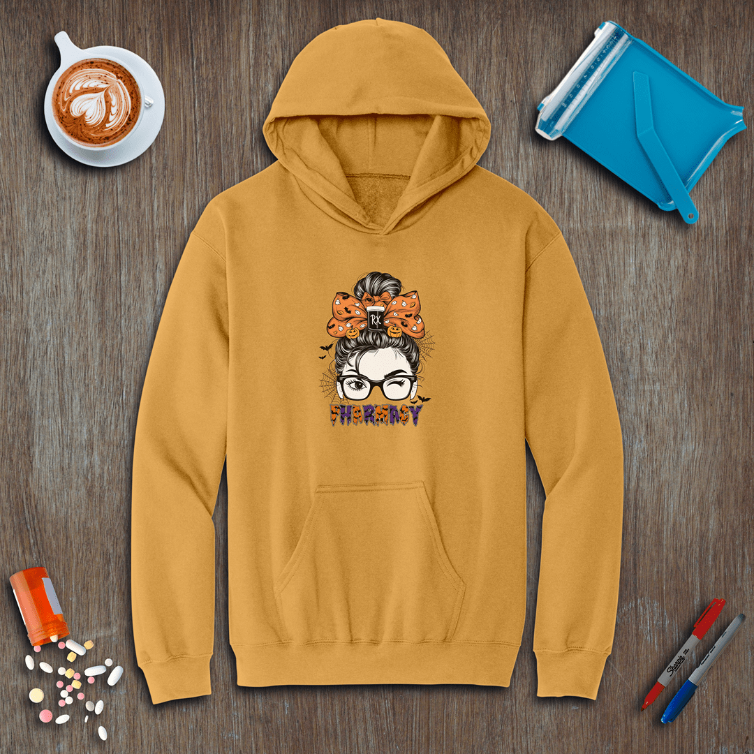 Pharmacy Top Bun - Halloween Fleece Hoodie